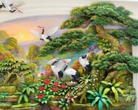 Tranh đắp phù điêu 3D BMT