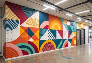 Vẽ tranh nghệ thuật BMT – Giải pháp nâng tầm không gian tại Buôn Ma Thuột