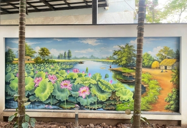 Vẽ tranh tường phong cảnh BMT