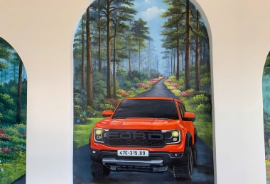 Vẽ Tranh Tường Sân Pickleball BMT – Giải Pháp Tạo Điểm Nhấn Thể Thao & Thương Hiệu