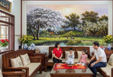 Mẫu Tranh Tường Đẹp Đắk Lắk – Xu Hướng Trang Trí Không Gian Ấn Tượng 2026 Bạn đang tìm mẫu tranh tường đẹp Đắk Lắk để 