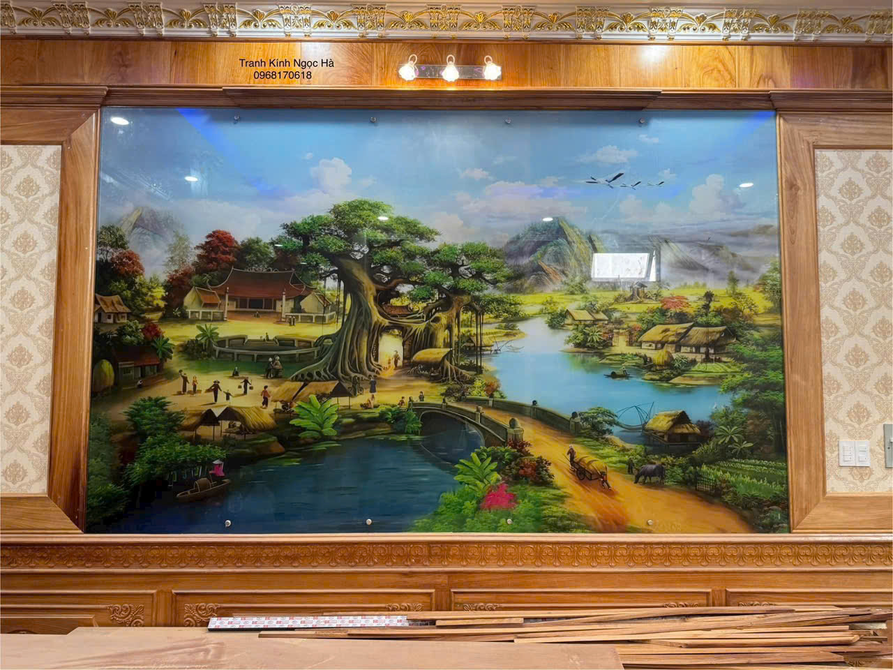 Tranh tường phong thủy - Điểm nhấn cho ngôi nhà Việt | Bocautrang.vn