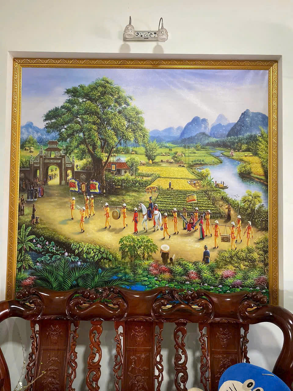 Tranh tường phong thủy - Điểm nhấn cho ngôi nhà Việt | Bocautrang.vn