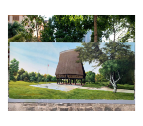 Tranh tường 3D BMT Bồ câu trắng
