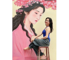 TRANH TƯỜNG BỒ CÂU TRẮNG