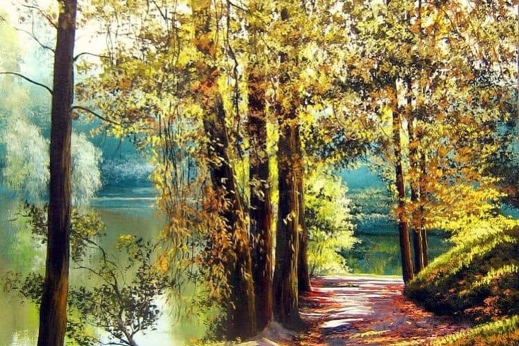 TRANH SƠN DẦU PHONG CẢNH