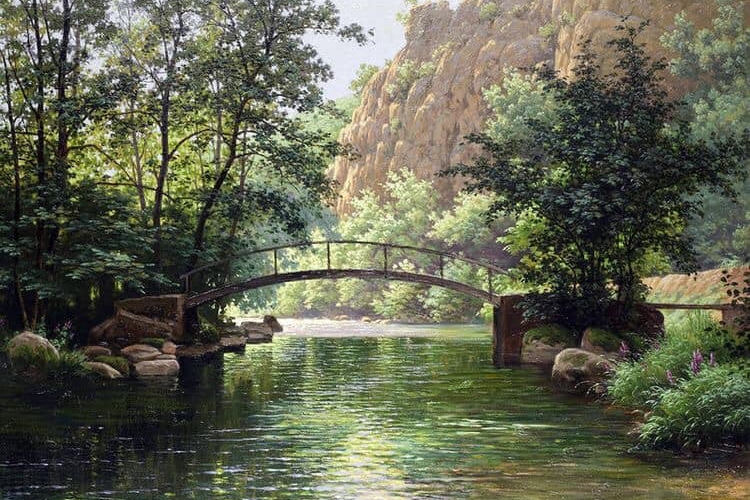 TRANH SƠN DẦU PHONG CẢNH