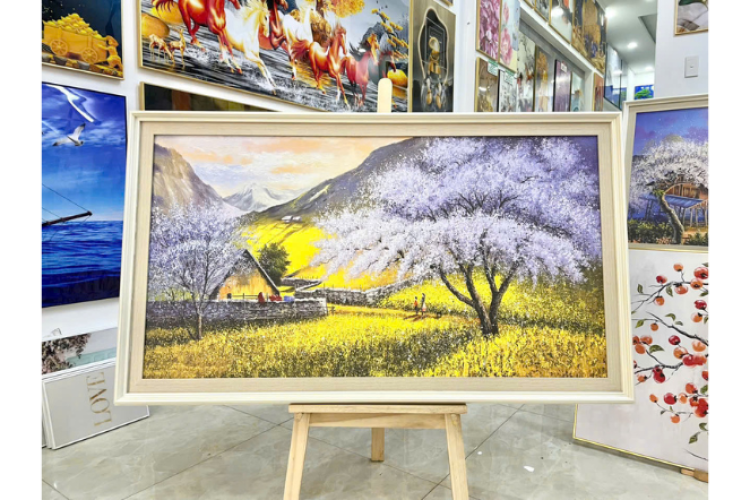 TRANH CANVAS HOA ĐẸP