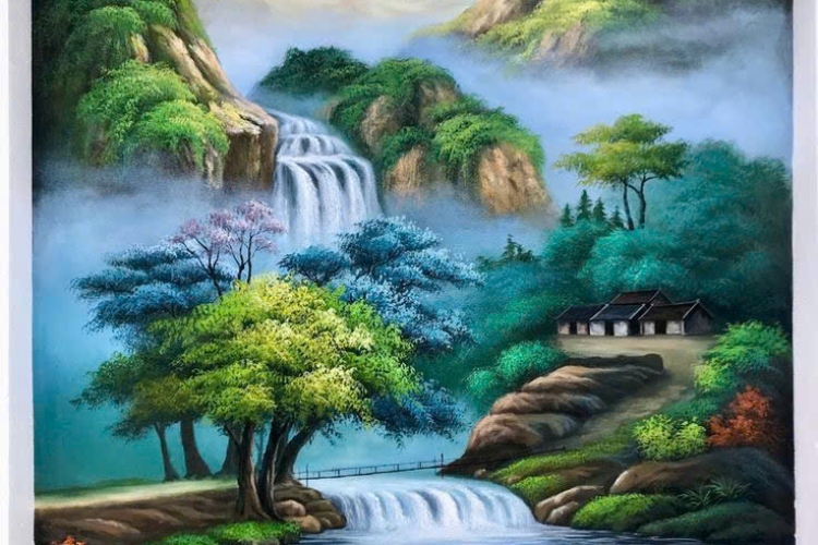 TRANH TƯỜNG BỒ CÂU TRẮNG