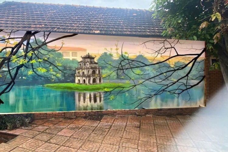 TRANH TƯỜNG BỒ CÂU TRẮNG