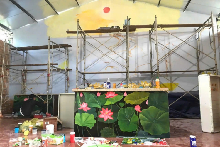 TRANH TƯỜNG BỒ CÂU TRẮNG