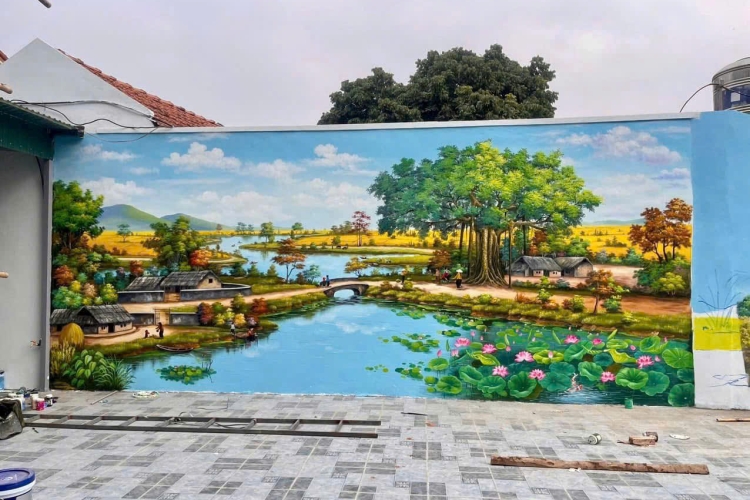 TRANH TƯỜNG BỒ CÂU TRẮNG