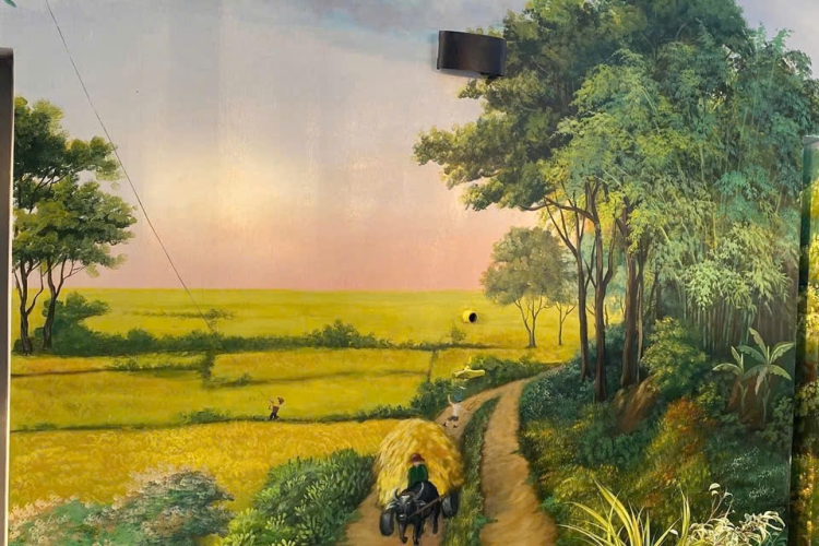 TRANH TƯỜNG BỒ CÂU TRẮNG