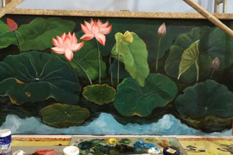 TRANH TƯỜNG BỒ CÂU TRẮNG